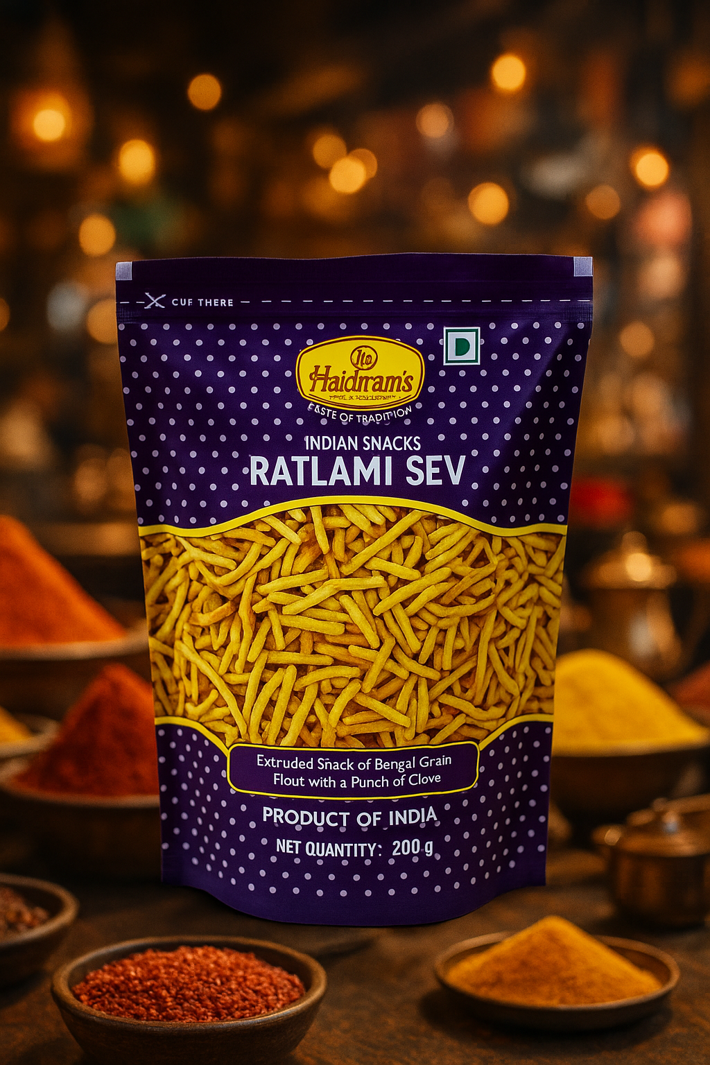 Haldiram Ratlami Sev Designer